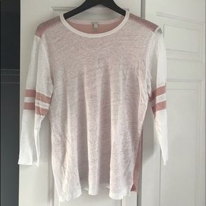 J.Crew Lightweight ¾ Sleeve Tee
